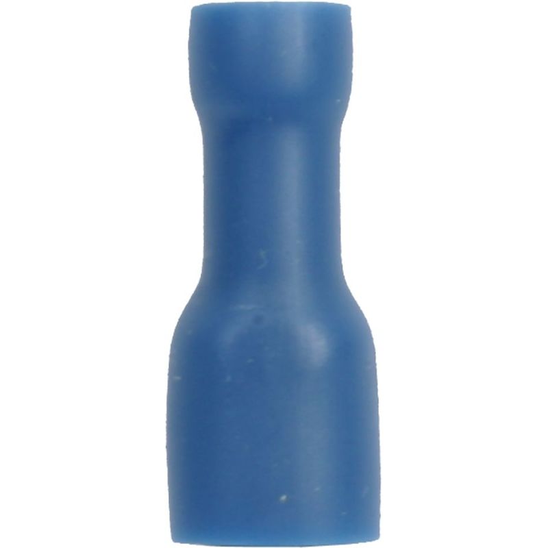 Laattaliitin eristetty 6,35 x 0,8 mm sininen, 10 kpl