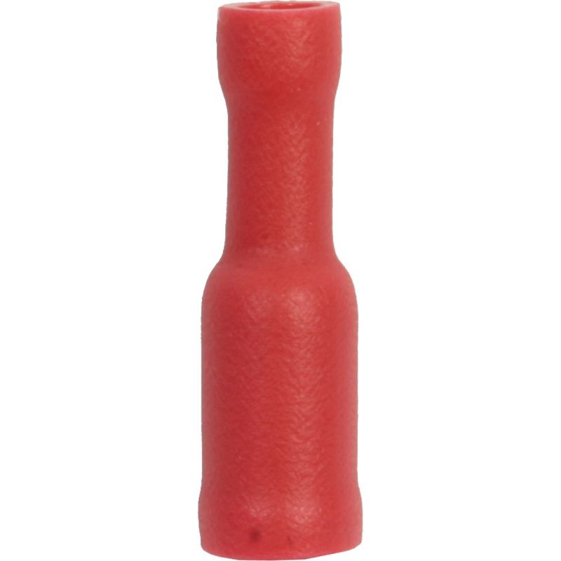 Pyöröpistoke 4 mm punainen, 10 kpl