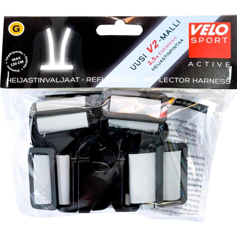 Heijastinvaljaat Velo Sport Plus, musta