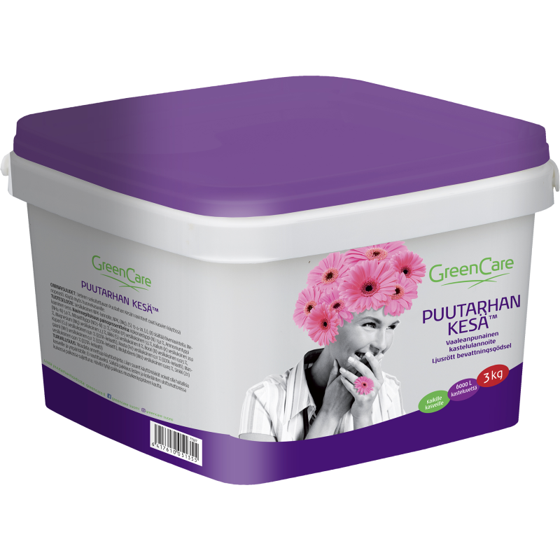 Kastelulannoite GreenCare 3 kg Puutarhan Kesä
