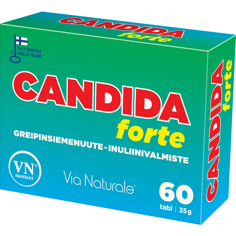 Candida Forte Via Naturale 60 kpl tokmanni.fi