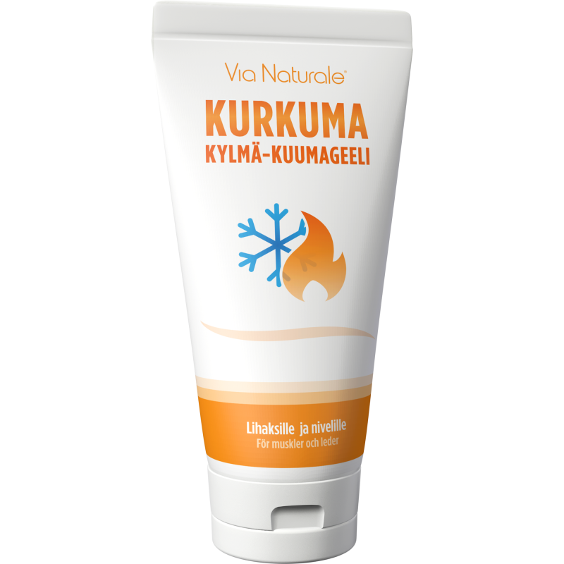 Kylmä-kuumageeli Via Naturale 150 ml Kurkuma