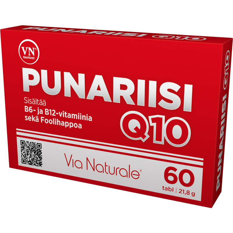 Punariisi Q10 Via Naturale 60 kpl