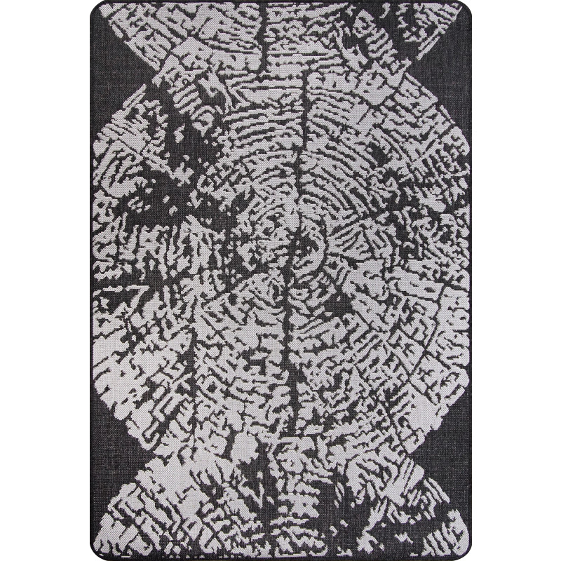 Keskilattiamatto Jysmä 125 x 170 cm Sisalo Halko tummanharmaa