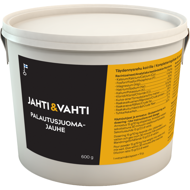 Koirien palautusjuomajauhe Jahti&Vahti 600 g