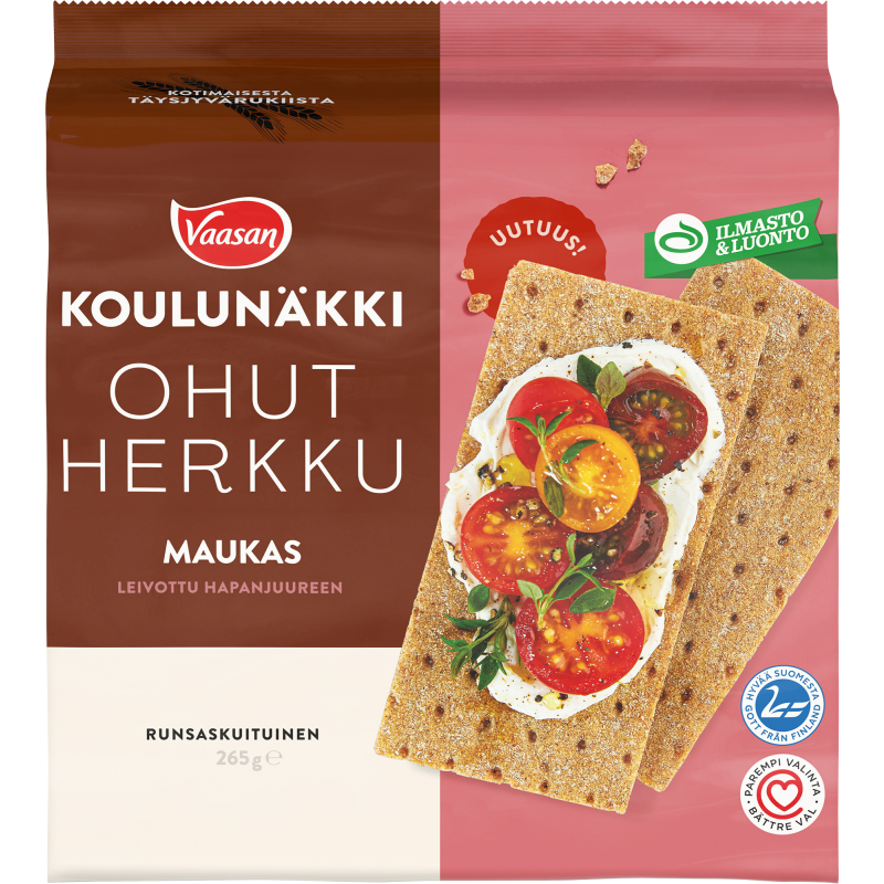 Koulunäkki Vaasan 265 g Ohut Herkku Maukas