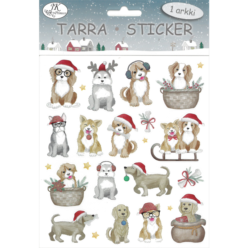 Tarra-arkki J.K. Primeco Koirat joulu