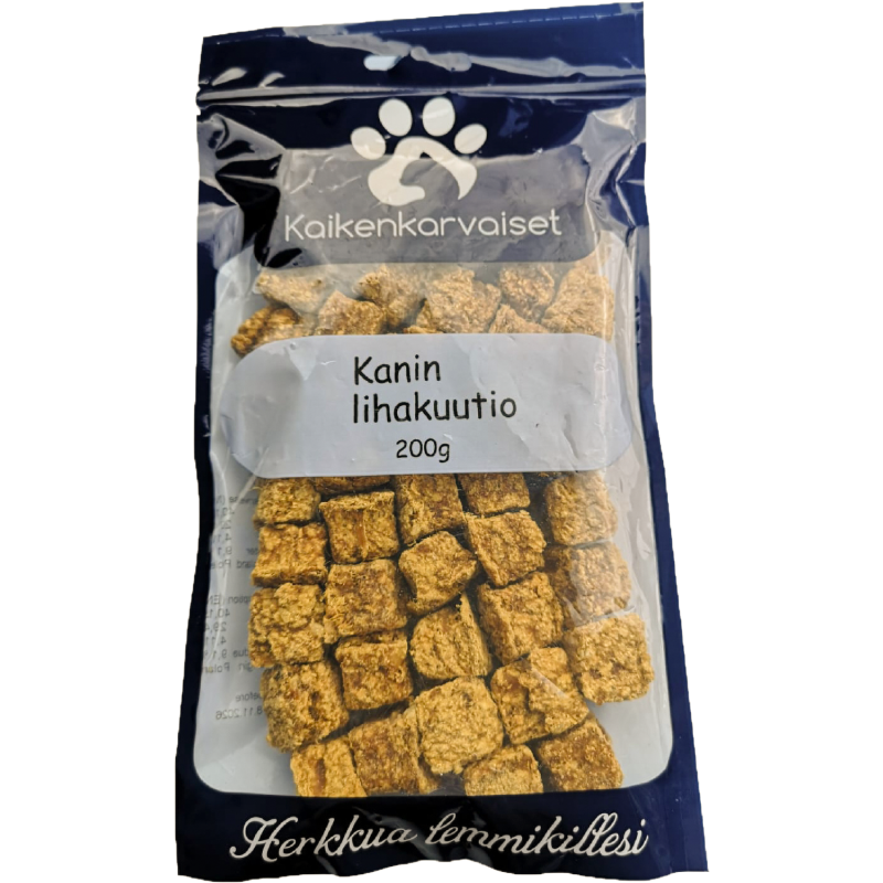 Koiran herkku Kaikenkarvaiset 100 g kanin lihakuutio