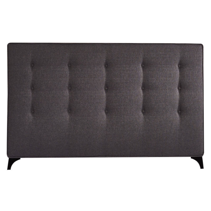 Sängynpääty Chic Home Collection 170 x 111 cm, kangasverhoilu, tummanharmaa