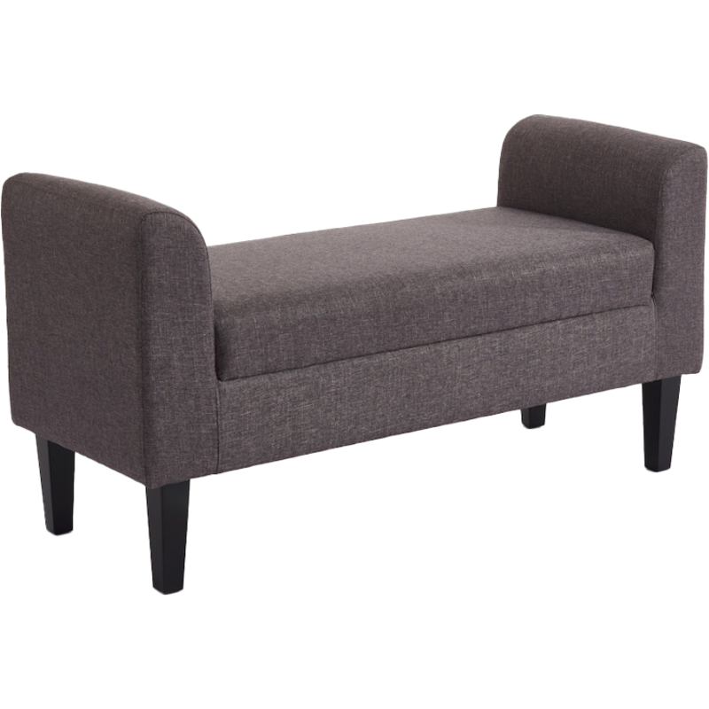 Penkki Chic Home Collection 115 x 44 x 58 cm, kangasverhoilu, tummanharmaa