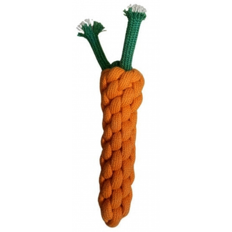 Koiran köysilelu Viksu porkkana