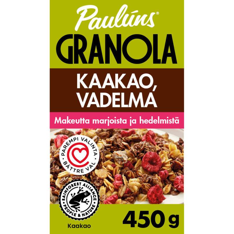 Muromysli 450 g kaakao-vadelma