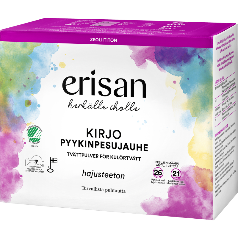 Pyykinpesujauhe Erisan 1 kg Kirjo