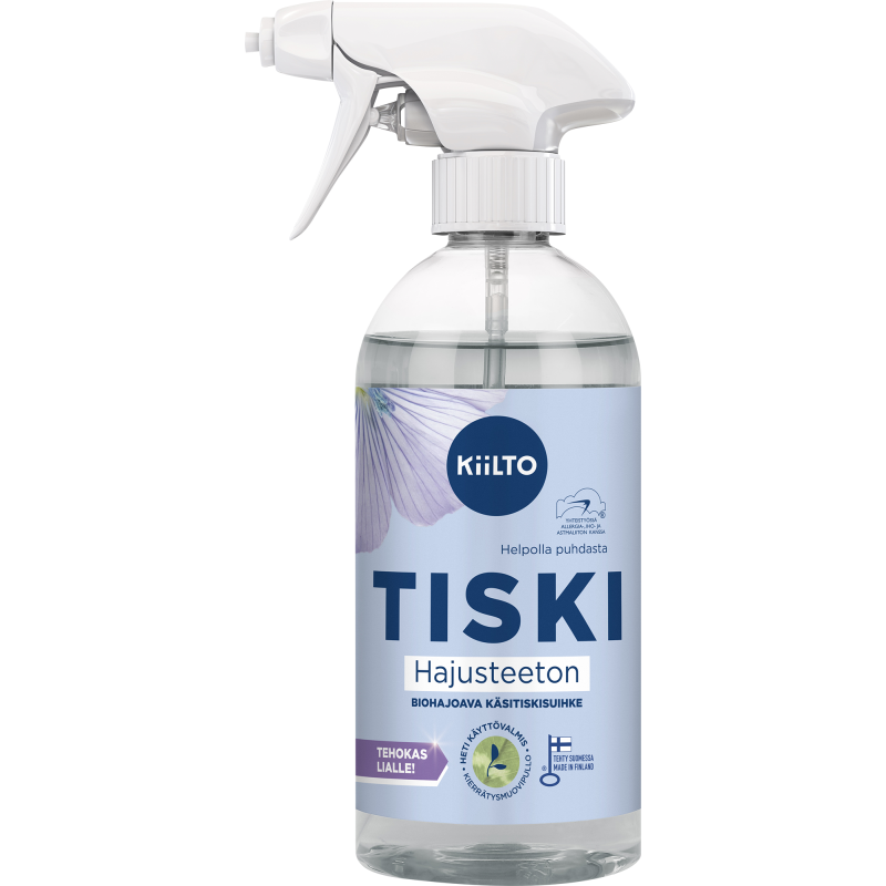 Käsitiskiaine Kiilto 475 ml hajusteeton