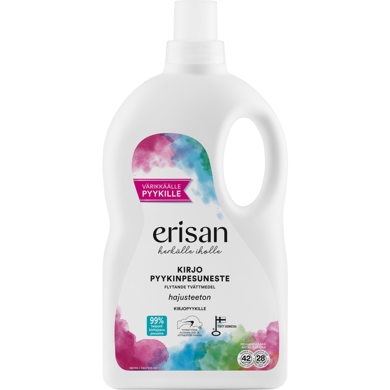 Pyykinpesuneste Erisan 1,5 l Kirjo