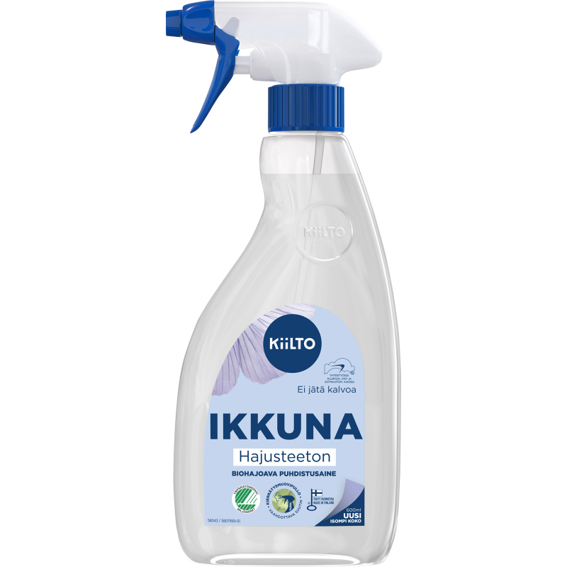 Kiilto Puhdistussuihke 600 ml Ikkuna biohajoava