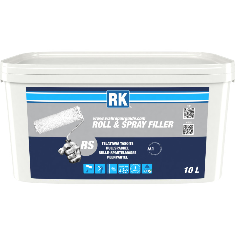 Telattava tasoite RK Roll & Spray Filler 10 l