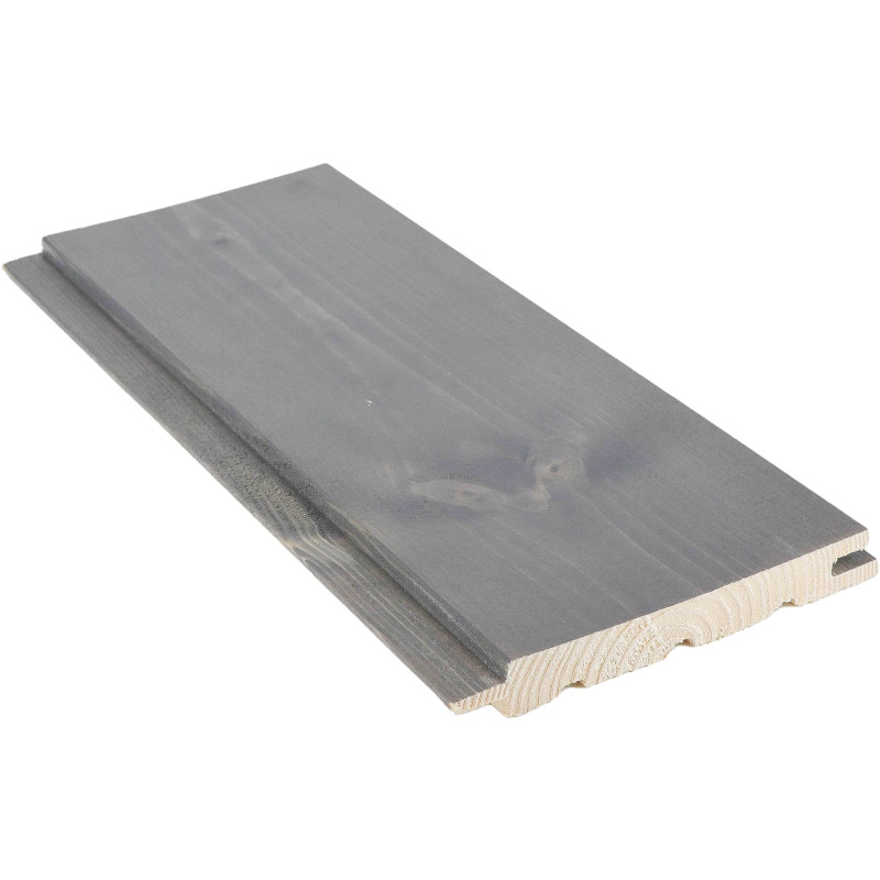 Saunapaneeli Cent STS(4) 14x120x2400, Kuusi, Harmaa Saunasuoja