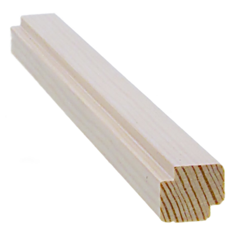 Varjolista Cent 15 x 18 x 3300 mm 10 kpl valkolakattu