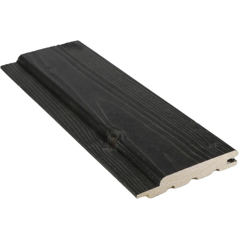 Saunapaneeli Cent STP 15x95x2400, Kuusi, Musta Saunasuoja