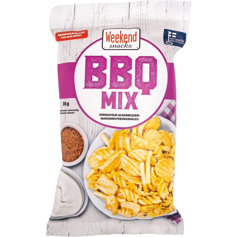 Perunasnacks Weekend Snacks 35 g BBQ Mix