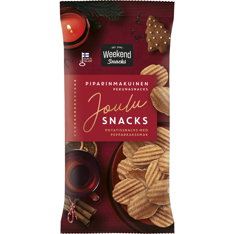 Perunasnacks Weekend Snacks 70 g Joulu
