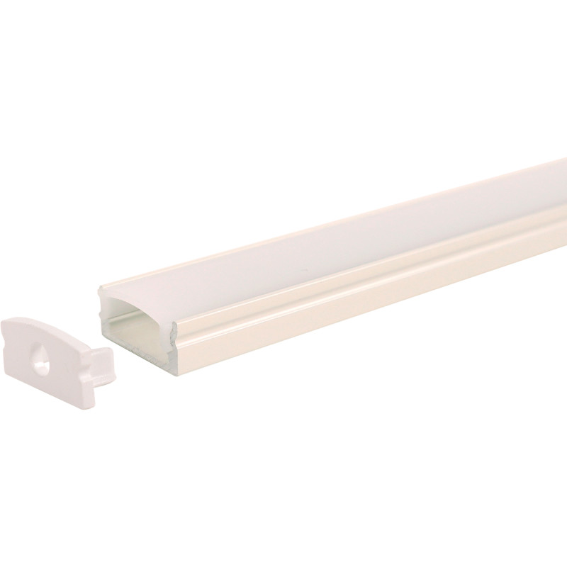 Alumiiniprofiili Led Energie 1 m suora valkoinen