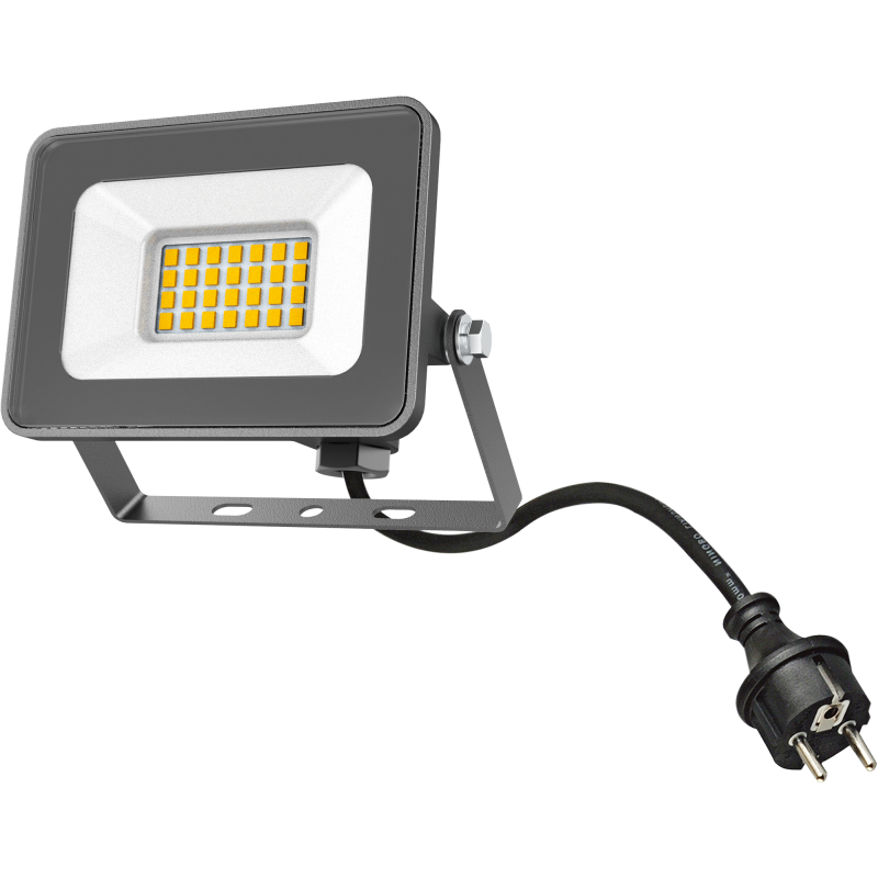 LED-valonheitin Led Energie 20W 4000K 2000lm IP44 harmaa
