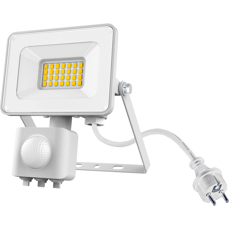 LED-valonheitin Led Energie 20W PIR 4000K 2000lm IP43 valkoinen