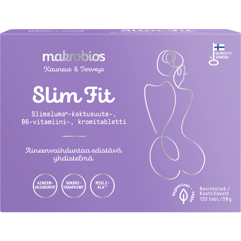 Makrobios Slim Fit 120 tablettia 59 g