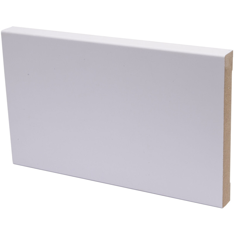 Peitelista Aava MDF 12 x 92 x 2200 mm, melamiini, valkoinen