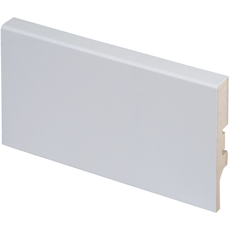 Jalkalista Maler Aava R2 MDF valkoinen E0 12x70x2750, 5 kpl