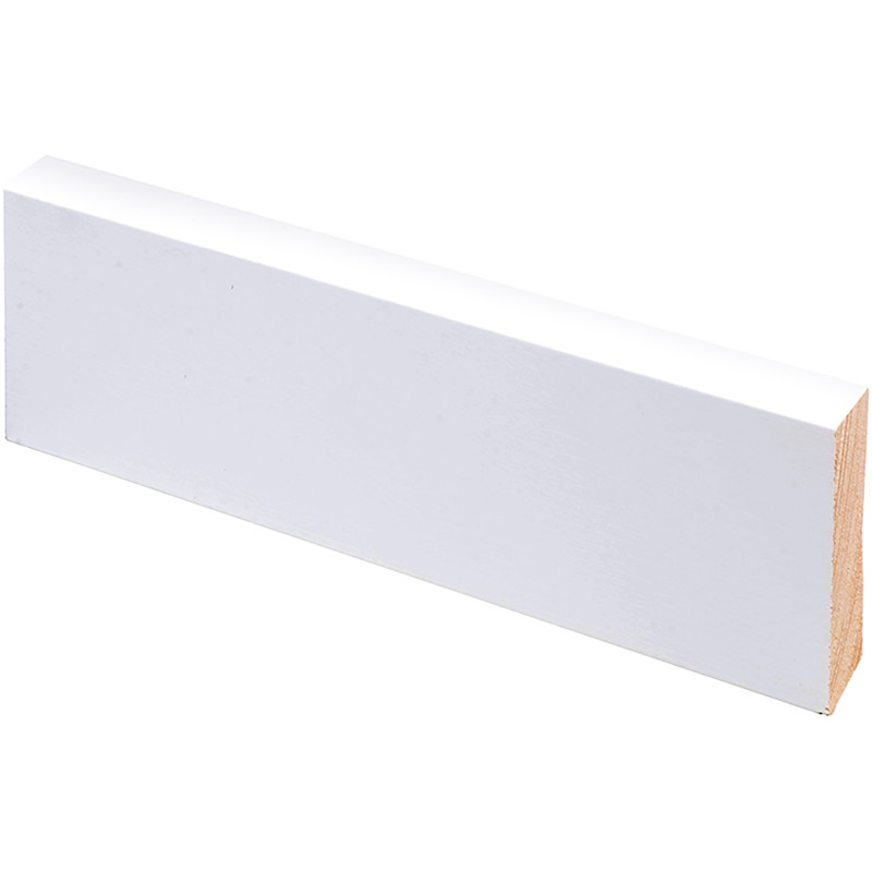 Jalkalista Smart Aava Valkoinen 12x52x3300, 5 kpl