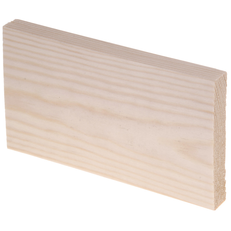 Höylälista SH 10 x 90 x 1000 mm, puuvalmis mänty, 8 kpl