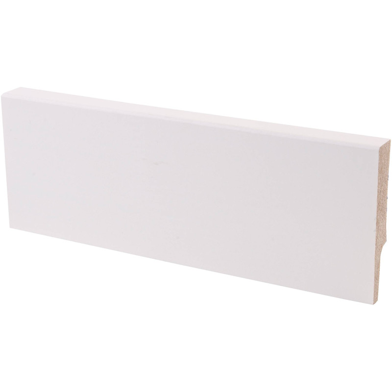 Jalkalista Smart Aava Valkoinen 12x58x3300, 5 kpl