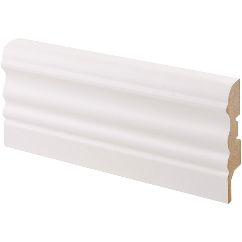 Jalkalista Maler Laine MDF Valkoinen E0 16x65x2750, 5 kpl