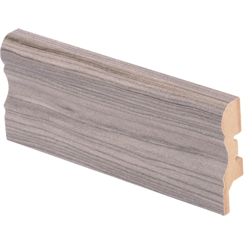 Jalkalista Maler Aura MDF Harmaa Tammi 16x60x2750, 5 kpl