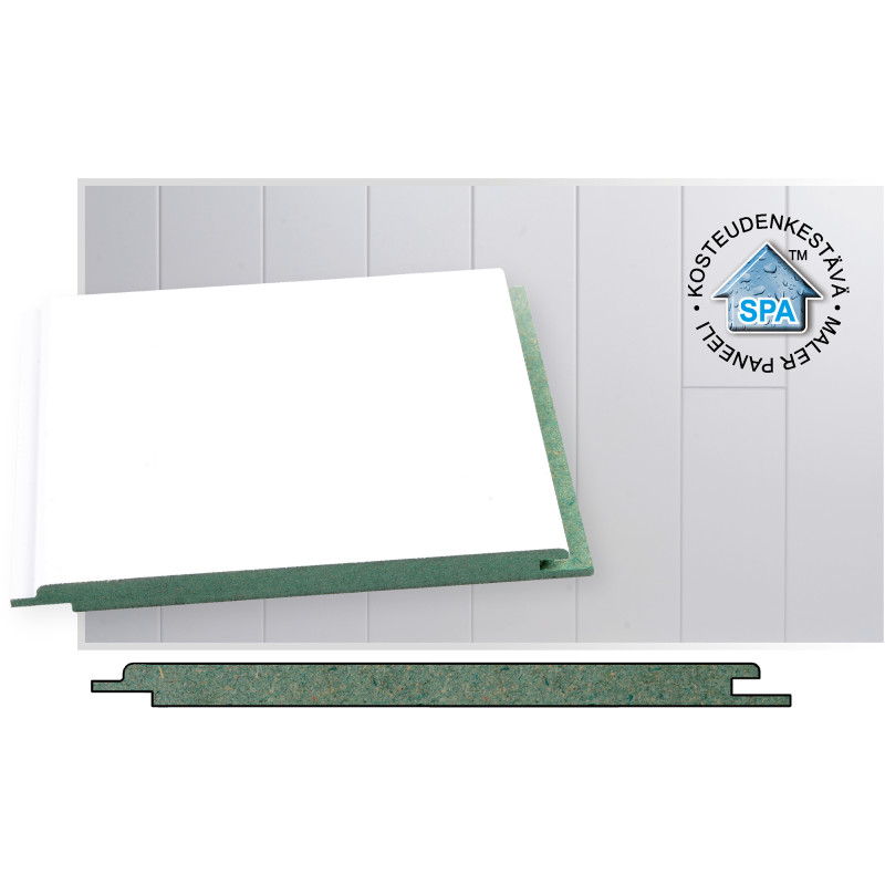 STP-0 ympäripontattu kosteudenkestävä MDF 10X160X2070 5KPL