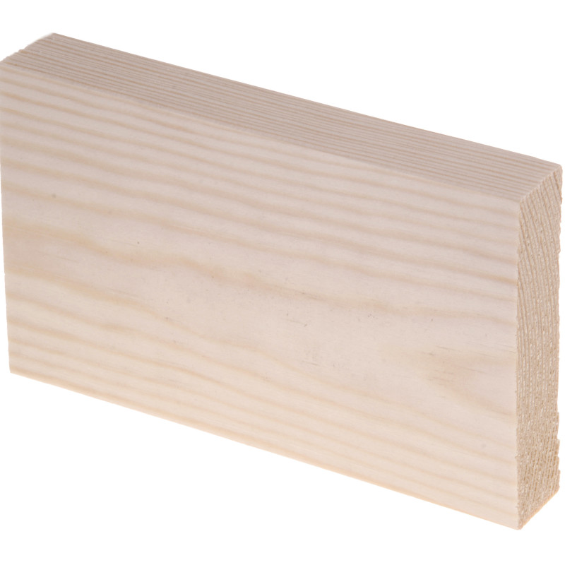 Höylälista SH 20 x 90 x 1000 mm, puuvalmis mänty, 5 kpl