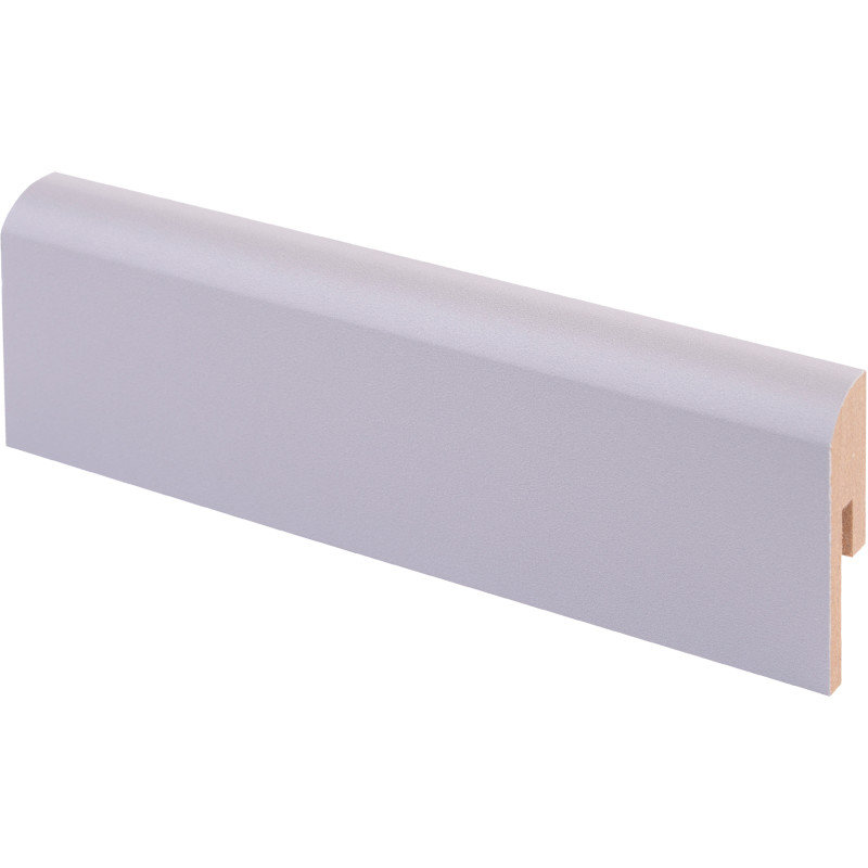 Jalkalista Maler Pyörre R10 MDF harmaa 12x42x2750, 10 kpl