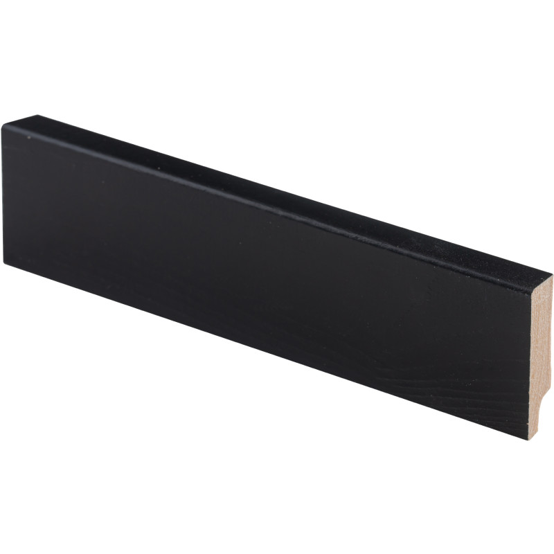 Jalkalista Smart Aava musta 12x42x3300, 10 kpl