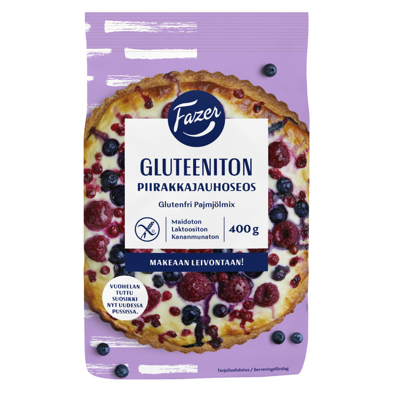 Piirakkajauhoseos Fazer Gluteeniton 400 g