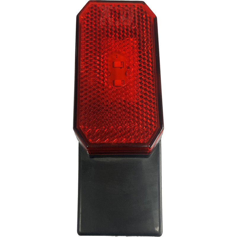 LED-äärivalo 12/24 V punainen kumivarrella