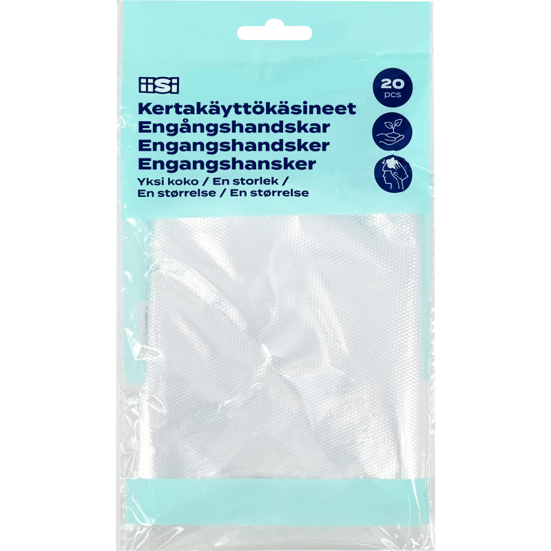 Kertakäyttökäsine 20 kpl