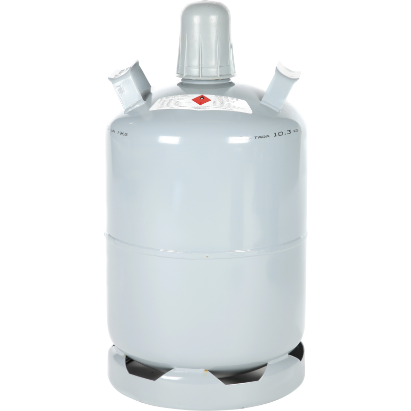 Nestekaasupullo 11 kg, teräs, kierreventtiili