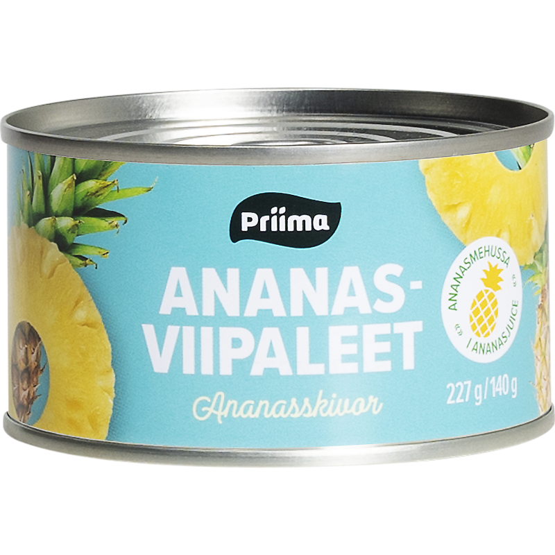 Ananasviipale Priima 227 / 140 g omassa mehussa