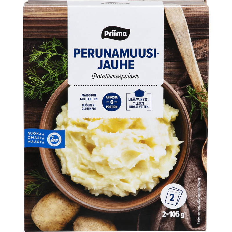 Perunamuusijauhe Priima 210 G Maidoton Tokmanni fi Perunamuusijauhe Priima 210 G Maidoton Tokmanni fi