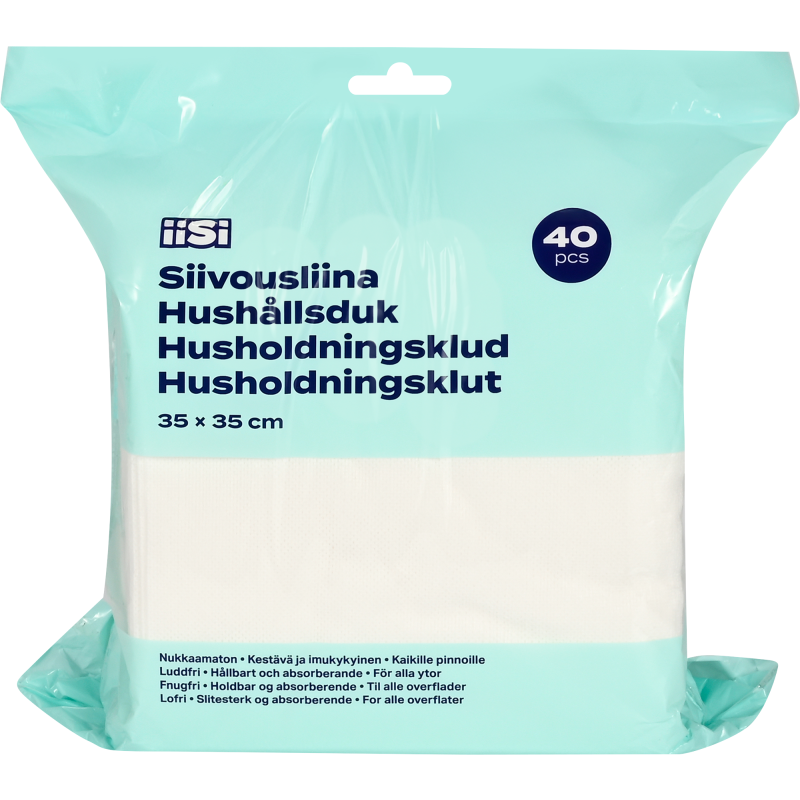 Siivousliina Iisi BIO 40 kpl/pkt