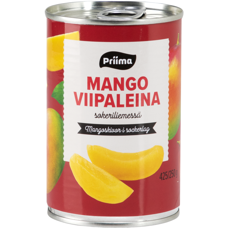 Mangoviipaleet Priima 425 / 250 g sokeriliemessä