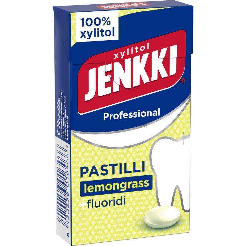 Pastilli Jenkki Professional 34 g Lemongrass +fluoridi